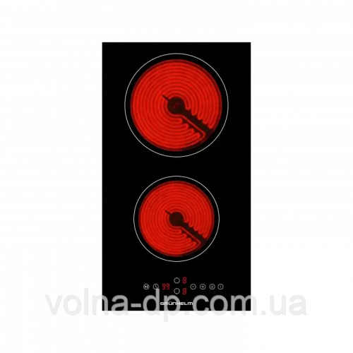 Варильна поверхня Grunhelm GPC 623 BE склокераміка (доміно) Варильна поверхня Grunhelm GPC 623 BE склокераміка (доміно)