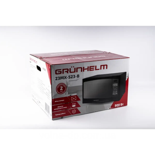 Мікрохвильова піч Grunhelm 23MX523-B Мікрохвильова піч Grunhelm 23MX523-B