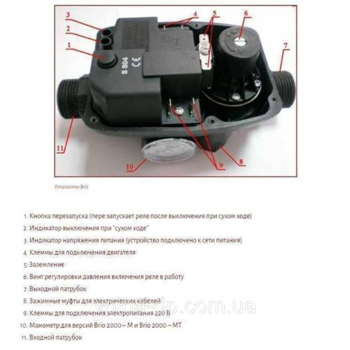 Захист сухого ходу Brio 2000 (китай )