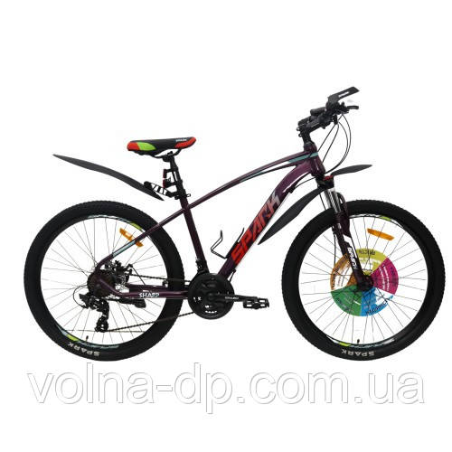 Велосипед SPARK SHARP (колеса — 26", сталева рама — 16") Велосипед SPARK SHARP (колеса — 26", сталева рама — 16")