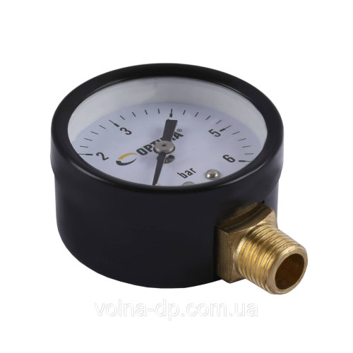 Манометр 6 атм. 60мм сталевий корпус Манометр 6 атм. 60мм сталевий корпус