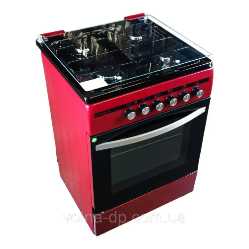 Кухонна плита (газ + електро) GRUNHELM FLG6612BU