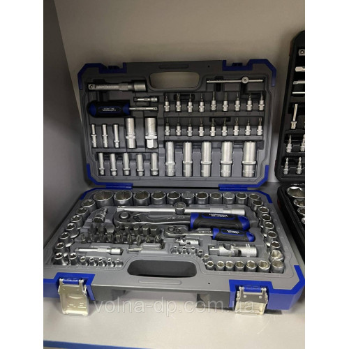 Набір інструментів професійний 1/4" і 1/2" 108 од. Haisser BLACK 70255 Набір інструментів професійний 1/4" і 1/2" 108 од. Haisser BLACK 70255