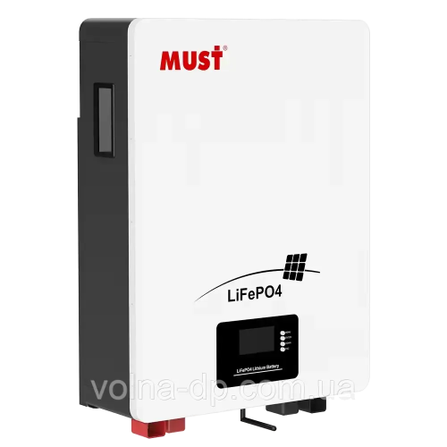 Зарядная станция  Must LP16-48200, LiFePO4, 51.2V 200AH, 100A/100A (10240 W*h)