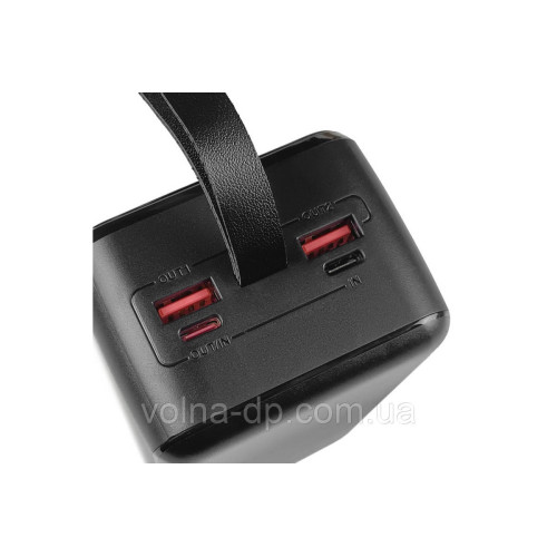 Повербанк-Power Bank GP-40BQC 40000 mAh Grunhelm (портативная батарея, черний) скора підзарядка Повербанк-Power Bank GP-40BQC 40000 mAh Grunhelm (портативная батарея, черний) скора підзарядка