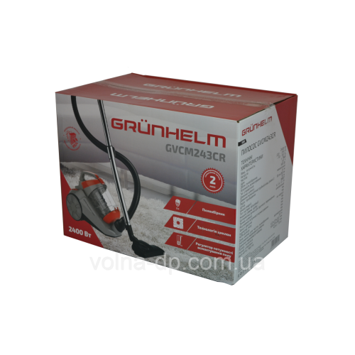 Пилосос циклонний GVCM243CR Grunhelm Пилосос циклонний GVCM243CR Grunhelm
