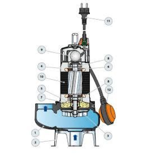 Насос дренажно-фекальний Pedrollo VXm 15/50 -N