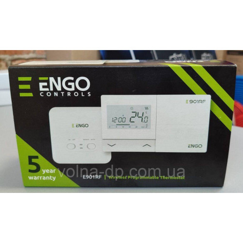 Програмований бездротовий терморегулятор Engo E901-RF Програмований бездротовий терморегулятор Engo E901-RF