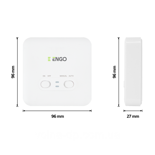 Програмований бездротовий терморегулятор Engo E901-RF Програмований бездротовий терморегулятор Engo E901-RF