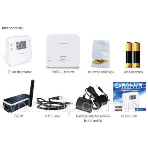Безпровідний інтернет програматор Salus RT310i Безпровідний інтернет програматор Salus RT310i