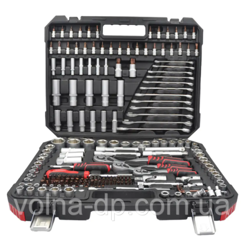 Набір інструментів професійний 1/2" і 3/8" і 1/4" 216 од. HAISSER (70234) Набір інструментів професійний 1/2" і 3/8" і 1/4" 216 од. HAISSER (70234)