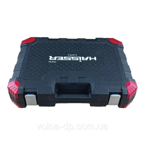 Набір інструментів професійний 1/2" і 3/8" і 1/4" 216 од. HAISSER (70234) Набір інструментів професійний 1/2" і 3/8" і 1/4" 216 од. HAISSER (70234)