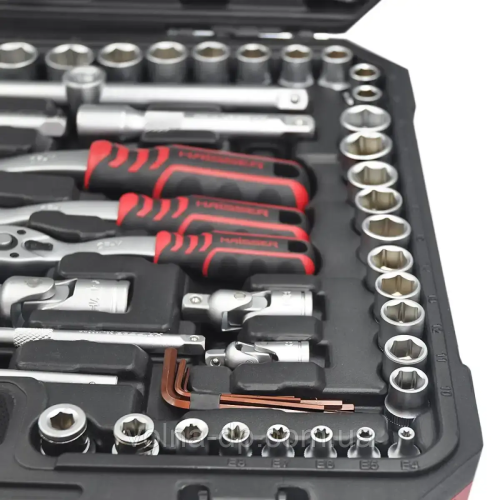 Набір інструментів професійний 1/2" і 3/8" і 1/4" 216 од. HAISSER (70234) Набір інструментів професійний 1/2" і 3/8" і 1/4" 216 од. HAISSER (70234)