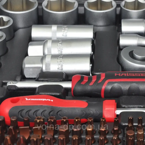 Набір інструментів професійний 1/2" і 3/8" і 1/4" 216 од. HAISSER (70234) Набір інструментів професійний 1/2" і 3/8" і 1/4" 216 од. HAISSER (70234)