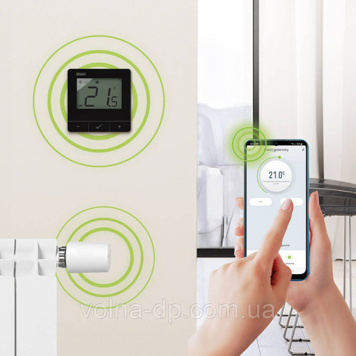 Термостатическая головка беспроводная Engo ETRV-M28 M28x1,5 (932250767)