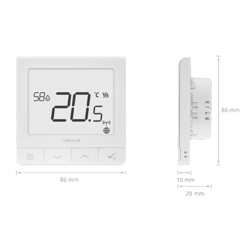 Терморегулятор Salus Quantum SQ610 з інтернет керуванням