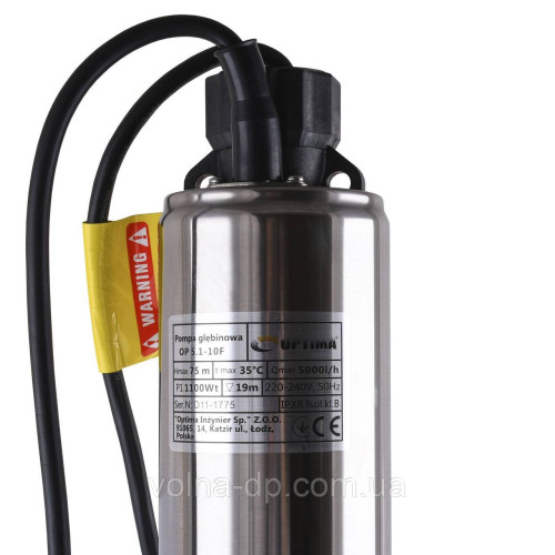 Насос колодязний OPTIMA OP 5,1 - 10 F 1,1 кВт ( з поплавком ) Насос колодязний OPTIMA OP 5,1 - 10 F 1,1 кВт ( з поплавком )
