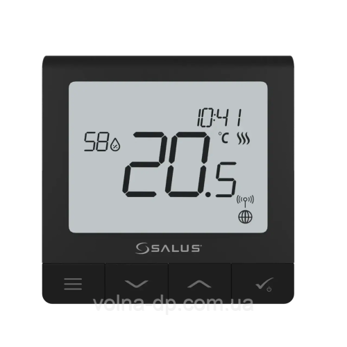 Терморегулятор Salus Quantum SQ610B з інтернет керуванням Терморегулятор Salus Quantum SQ610B з інтернет керуванням