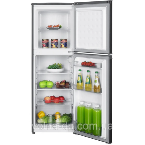 Холодильник — GRW-138DD-G, (графіт, двок, верх мороз, 138 см) (GRUNHELM)