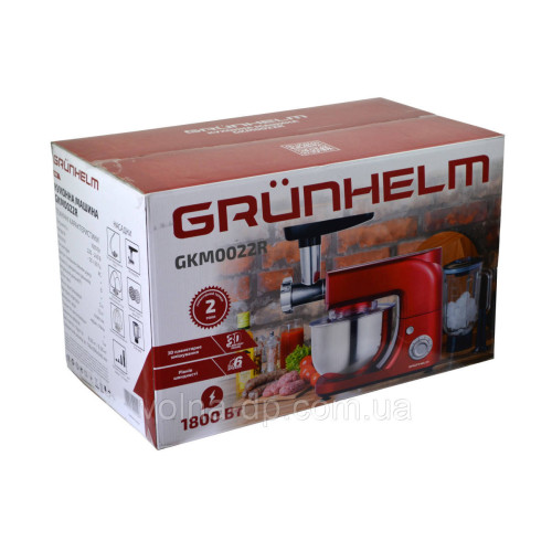 Кухонний комбайн Grunhelm GKM0022R Кухонний комбайн Grunhelm GKM0022R