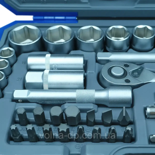 Набір інструментів професійний 1/4" і 1/2" 82 од. Haisser BLACK 70253 Набір інструментів професійний 1/4" і 1/2" 82 од. Haisser BLACK 70253