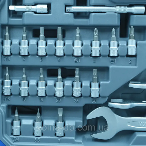 Набір інструментів професійний 1/4" і 1/2" 82 од. Haisser BLACK 70253 Набір інструментів професійний 1/4" і 1/2" 82 од. Haisser BLACK 70253