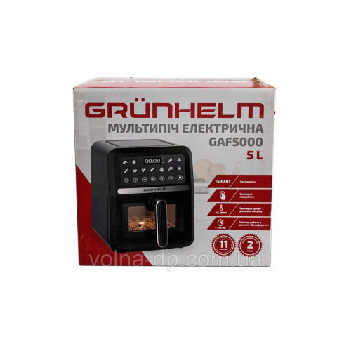 Мультипіч GAF5000 Grunhelm чорний 5 л 1500 Вт