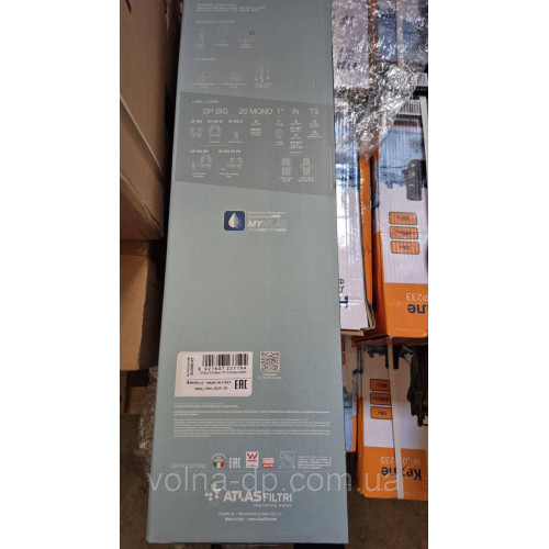 Колба фільтра Atlas 20" DP BIG MONO, 1" IN/TS прозора з манометрами Atlas Filtri Колба фільтра Atlas 20" DP BIG MONO, 1" IN/TS прозора з манометрами Atlas Filtri