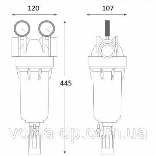 Фільтр самопромивний Atlas Hydra M 1" RLH-90 KIT RA6000112 Фільтр самопромивний Atlas Hydra M 1" RLH-90 KIT RA6000112