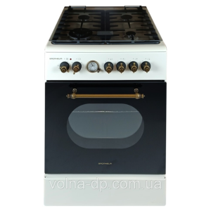 Плита газоелектрична Grunhelm FDR661234BE Бежева