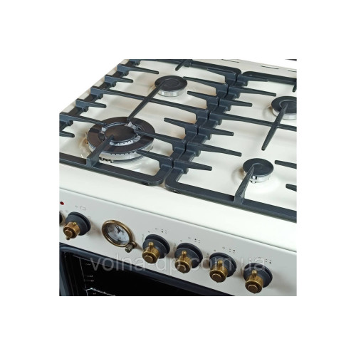 Плита газоелектрична Grunhelm FDR661234BE Бежева