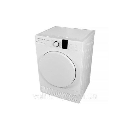 Сушильна машина GDV-T8СD1W (дісплей, біла, 8кг. конденсаційна) (GRUNHELM) Сушильна машина GDV-T8СD1W (дісплей, біла, 8кг. конденсаційна) (GRUNHELM)