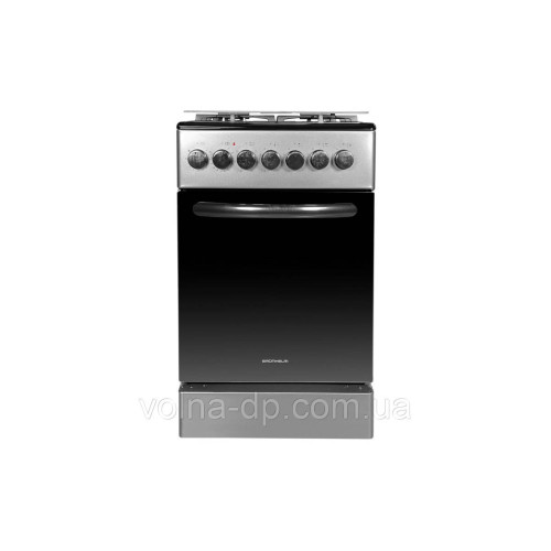 Плита газоелектрична Grunhelm FG5612DG дзеркальна темно-сіра Плита газоелектрична Grunhelm FG5612DG дзеркальна темно-сіра