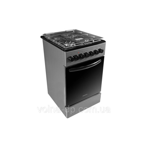 Плита газоелектрична Grunhelm FG5612DG дзеркальна темно-сіра Плита газоелектрична Grunhelm FG5612DG дзеркальна темно-сіра