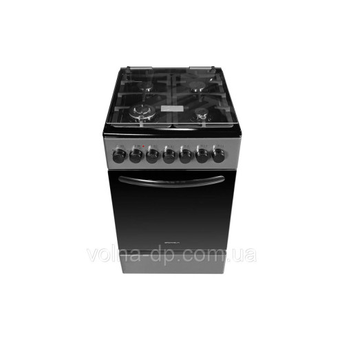 Плита газоелектрична Grunhelm FG5612DG дзеркальна темно-сіра Плита газоелектрична Grunhelm FG5612DG дзеркальна темно-сіра