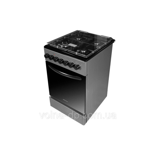 Плита газоелектрична Grunhelm FG5612DG дзеркальна темно-сіра Плита газоелектрична Grunhelm FG5612DG дзеркальна темно-сіра