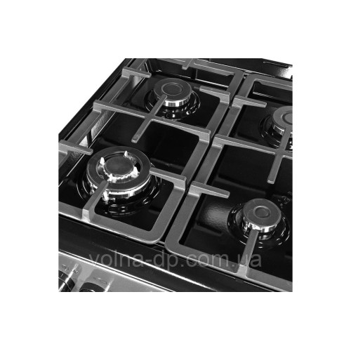 Плита газоелектрична Grunhelm FG5612DG дзеркальна темно-сіра Плита газоелектрична Grunhelm FG5612DG дзеркальна темно-сіра