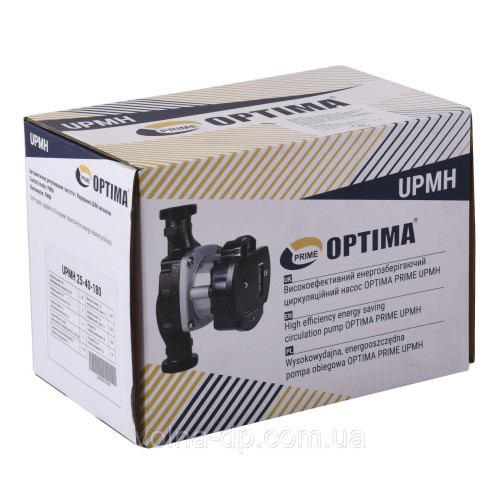 Насос циркуляційний енергоощадний Optima PRIME UPMH 25-40AUTO 180мм + гайки Насос циркуляційний енергоощадний Optima PRIME UPMH 25-40AUTO 180мм + гайки