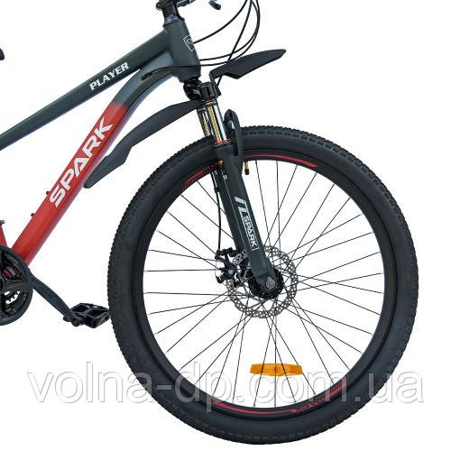 Велосипед SPARK PLAYER (колеса — 27,5", сталева рама — 17") Велосипед SPARK PLAYER (колеса — 27,5", сталева рама — 17")