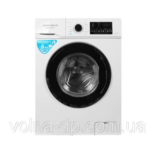 Пральна машина GRUNHELM GWS-F610D2WB-ST((біла,чорний люк,BLDC,інвентор 6кг. 1000 об.) Пральна машина GRUNHELM GWS-F610D2WB-ST((біла,чорний люк,BLDC,інвентор 6кг. 1000 об.)