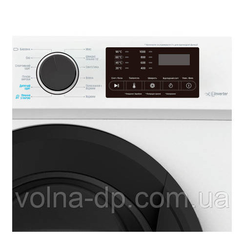 Пральна машина GRUNHELM GWS-F610D2WB-ST((біла,чорний люк,BLDC,інвентор 6кг. 1000 об.) Пральна машина GRUNHELM GWS-F610D2WB-ST((біла,чорний люк,BLDC,інвентор 6кг. 1000 об.)