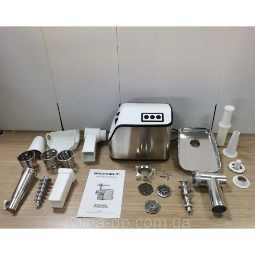 Мясорубка Grunhelm+Соковитискач AMG2634ASSJ Мясорубка Grunhelm+Соковитискач AMG2634ASSJ
