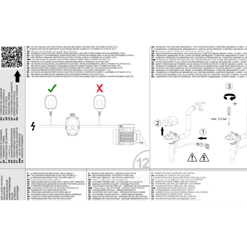 Контроллер тиску води Italtecnica BRIO CROSS
