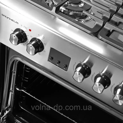 Плита газоелектрична Grunhelm FD66234I Нержавійка Плита газоелектрична Grunhelm FD66234I Нержавійка