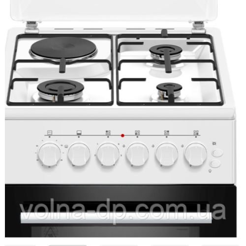 Плита газоелектрична Grunhelm GFM5611W