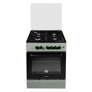 Плита газова Grunhelm G4FG66124GB Сіро-чорна