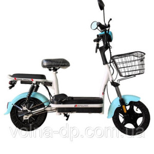 Велосипед з електромотором SPARK COMPACT 14" 48 V / 400 W / 12 Ah Блакитний