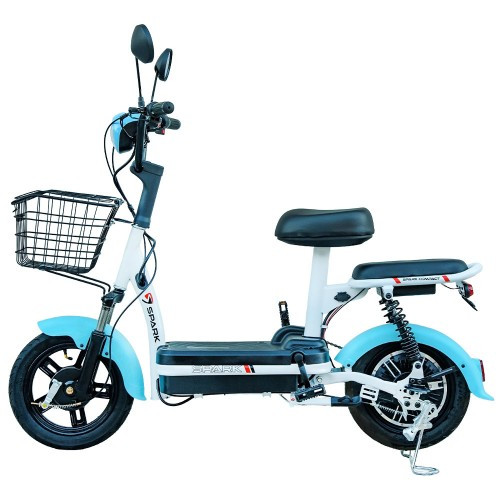Велосипед з електромотором SPARK COMPACT 14" 48 V / 400 W / 12 Ah Блакитний Велосипед з електромотором SPARK COMPACT 14" 48 V / 400 W / 12 Ah Блакитний
