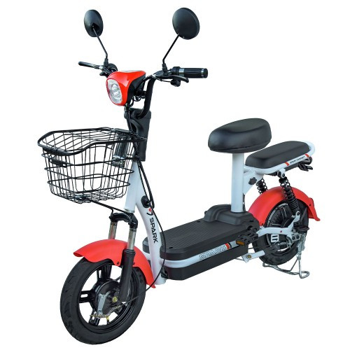 Велосипед з електромотором SPARK COMPACT 14" 48 V / 400 W / 12 Ah Червоний