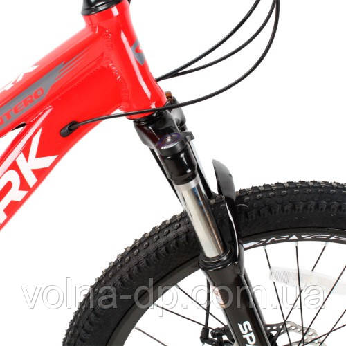 Велосипед SPARK MONTERO JR. (колеса — 24", алюмінієва рама — 11") сірий із червоним